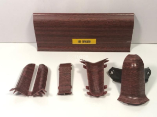 Плинтус Ideal Comfort 55mm Махагон 346 фото 1 | FLOORDEALER